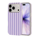 For iPhone 18 Pro Full Coverage IMD Printed Vertical Stripes TPU Phone Case