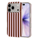 Full Coverage IMD Printed Vertical Stripes TPU Phone Case For iPhone 17 Pro
