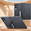 For Galaxy Z Fold 8 5G Suede Texture Kickstand Protective Phone Case