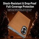 For Galaxy Z Fold 8 5G Suede Texture Kickstand Protective Phone Case