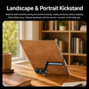 For Galaxy Z Fold 8 5G Suede Texture Kickstand Protective Phone Case