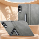 For Galaxy Z Fold 8 5G Suede Texture Kickstand Protective Phone Case