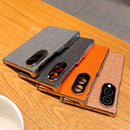 Electroplate Dual-Hinge Fabric Texture Magnetic Phone Case, For Galaxy Z Fold8 5G, For Galaxy Z Fold8 Ultra 5G, For Galaxy Z Fold7 / W26