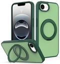 Skin Feel Revolving Kickstand Magnetic Phone Case For iPhone 17e / 16e