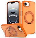 Skin Feel Revolving Kickstand Magnetic Phone Case For iPhone 17e / 16e