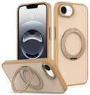 Skin Feel Revolving Kickstand Magnetic Phone Case For iPhone 17 Pro Max