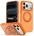 Skin Feel Revolving Kickstand Magnetic Phone Case For iPhone 17 Pro Max