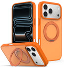 Skin Feel Revolving Kickstand Magnetic Phone Case, For iPhone 17 Pro, For iPhone 17, For iPhone 16 Pro Max, For iPhone 16 Pro