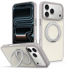 Skin Feel Revolving Kickstand Magnetic Phone Case, For iPhone 17 Pro, For iPhone 17, For iPhone 16 Pro Max, For iPhone 16 Pro