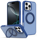 Skin Feel Revolving Kickstand Magnetic Phone Case, For iPhone 17 Pro, For iPhone 17, For iPhone 16 Pro Max, For iPhone 16 Pro