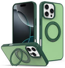 Skin Feel Revolving Kickstand Magnetic Phone Case, For iPhone 17 Pro, For iPhone 17, For iPhone 16 Pro Max, For iPhone 16 Pro