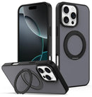 Skin Feel Revolving Kickstand Magnetic Phone Case, For iPhone 17 Pro, For iPhone 17, For iPhone 16 Pro Max, For iPhone 16 Pro