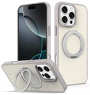 Skin Feel Revolving Kickstand Magnetic Phone Case, For iPhone 17 Pro, For iPhone 17, For iPhone 16 Pro Max, For iPhone 16 Pro