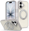 Skin Feel Revolving Kickstand Magnetic Phone Case, For iPhone 16, For iPhone 15 Pro Max, For iPhone 15 Pro, For iPhone 15