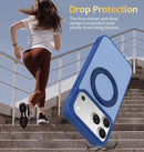 Skin Feel Revolving Kickstand Magnetic Phone Case For iPhone 17 Pro Max