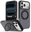 Skin Feel Revolving Kickstand Magnetic Phone Case For iPhone 17 Pro Max