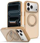Skin Feel Revolving Kickstand Magnetic Phone Case For iPhone 17 Pro Max