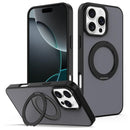 Skin Feel Revolving Kickstand Magnetic Phone Case, For iPhone 16, For iPhone 15 Pro Max, For iPhone 15 Pro, For iPhone 15