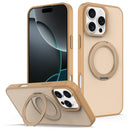 Skin Feel Revolving Kickstand Magnetic Phone Case, For iPhone 16, For iPhone 15 Pro Max, For iPhone 15 Pro, For iPhone 15