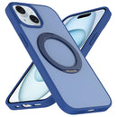 Skin Feel Revolving Kickstand Magnetic Phone Case, For iPhone 14 / 13, For iPhone SE 2022 / 2020 / 8 / 7, For iPhone 12 / 12 Pro