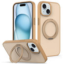 Skin Feel Revolving Kickstand Magnetic Phone Case, For iPhone 14 / 13, For iPhone SE 2022 / 2020 / 8 / 7, For iPhone 12 / 12 Pro