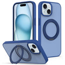 Skin Feel Revolving Kickstand Magnetic Phone Case, For iPhone 16, For iPhone 15 Pro Max, For iPhone 15 Pro, For iPhone 15