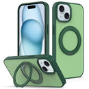 Skin Feel Revolving Kickstand Magnetic Phone Case, For iPhone 16, For iPhone 15 Pro Max, For iPhone 15 Pro, For iPhone 15