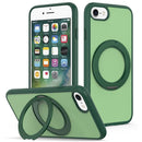 Skin Feel Revolving Kickstand Magnetic Phone Case, For iPhone 14 / 13, For iPhone SE 2022 / 2020 / 8 / 7, For iPhone 12 / 12 Pro