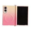 For Samsung Galaxy Z Fold 8 5G Colourful Gradient Leather Texture Phone Case