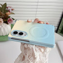 For Samsung Galaxy Z Fold 8 5G Colourful Gradient Leather Texture Phone Case