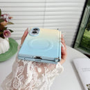 For Samsung Galaxy Z Fold 8 5G Colourful Gradient Leather Texture Phone Case