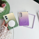 For Samsung Galaxy Z Fold 8 5G Colourful Gradient Leather Texture Phone Case