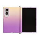 For Samsung Galaxy Z Fold 8 5G Colourful Gradient Leather Texture Phone Case