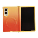 For Samsung Galaxy Z Fold 8 5G Colourful Gradient Leather Texture Phone Case