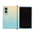 For Samsung Galaxy Z Fold 8 5G Colourful Gradient Leather Texture Phone Case