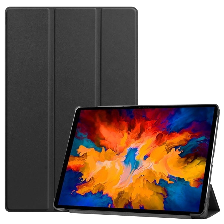 For Lenovo Tab P11 Pro (TB-XJ706F) Custer Texture Horizontal Flip Sleep / Wake-up Function