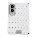 For Samsung Galaxy Z Fold 8 5G Electroplated Diamond Style Vegan Leather Phone Case