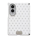 For Samsung Galaxy Z Fold 8 5G Electroplated Diamond Style Vegan Leather Phone Case