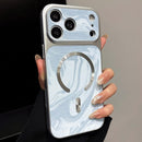 Water Ripple PC Magnetic Leather Phone Case, For iPhone 17 Pro