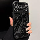 Water Ripple PC Magnetic Leather Phone Case, For iPhone 17 Pro