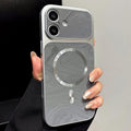 Water Ripple PC Magnetic Vegan Leather Phone Case For iPhone 17