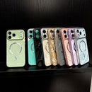 Water Ripple PC Magnetic Leather Phone Case, For iPhone 17 Pro