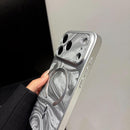 Water Ripple PC Magnetic Leather Phone Case, For iPhone 17 Pro