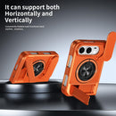 Lens Sliding Window Multifunctional Magnetic Shockproof Phone Case, For iPhone Duo