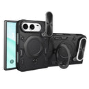 CD Texture Sliding Camshield Magnetic Holder Phone Case, For iPhone Duo