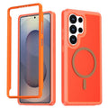 Silicone Magnetic Anti-drop Protective Phone Case, For Galaxy S25 Ultra 5G