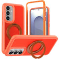 Silicone Magnetic Anti-drop Protective Phone Case with 360 Rotating Holder, For Galaxy S26 / S25 FE 5G, For Galaxy S26+ 5G, For Galaxy S26 Ultra 5G, For Galaxy S26 5G, For Galaxy S25 Ultra 5G