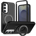 Silicone Magnetic Anti-drop Protective Phone Case with 360 Rotating Holder, For Galaxy S26 / S25 FE 5G, For Galaxy S26+ 5G, For Galaxy S26 Ultra 5G, For Galaxy S26 5G, For Galaxy S25 Ultra 5G
