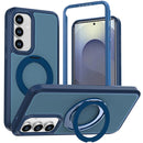 Silicone Magnetic Anti-drop Protective Phone Case with 360 Rotating Holder, For Galaxy S26 / S25 FE 5G, For Galaxy S26+ 5G, For Galaxy S26 Ultra 5G, For Galaxy S26 5G, For Galaxy S25 Ultra 5G