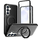 Silicone Magnetic Anti-drop Protective Phone Case with 360 Rotating Holder, For Galaxy S26 / S25 FE 5G, For Galaxy S26+ 5G, For Galaxy S26 Ultra 5G, For Galaxy S26 5G, For Galaxy S25 Ultra 5G